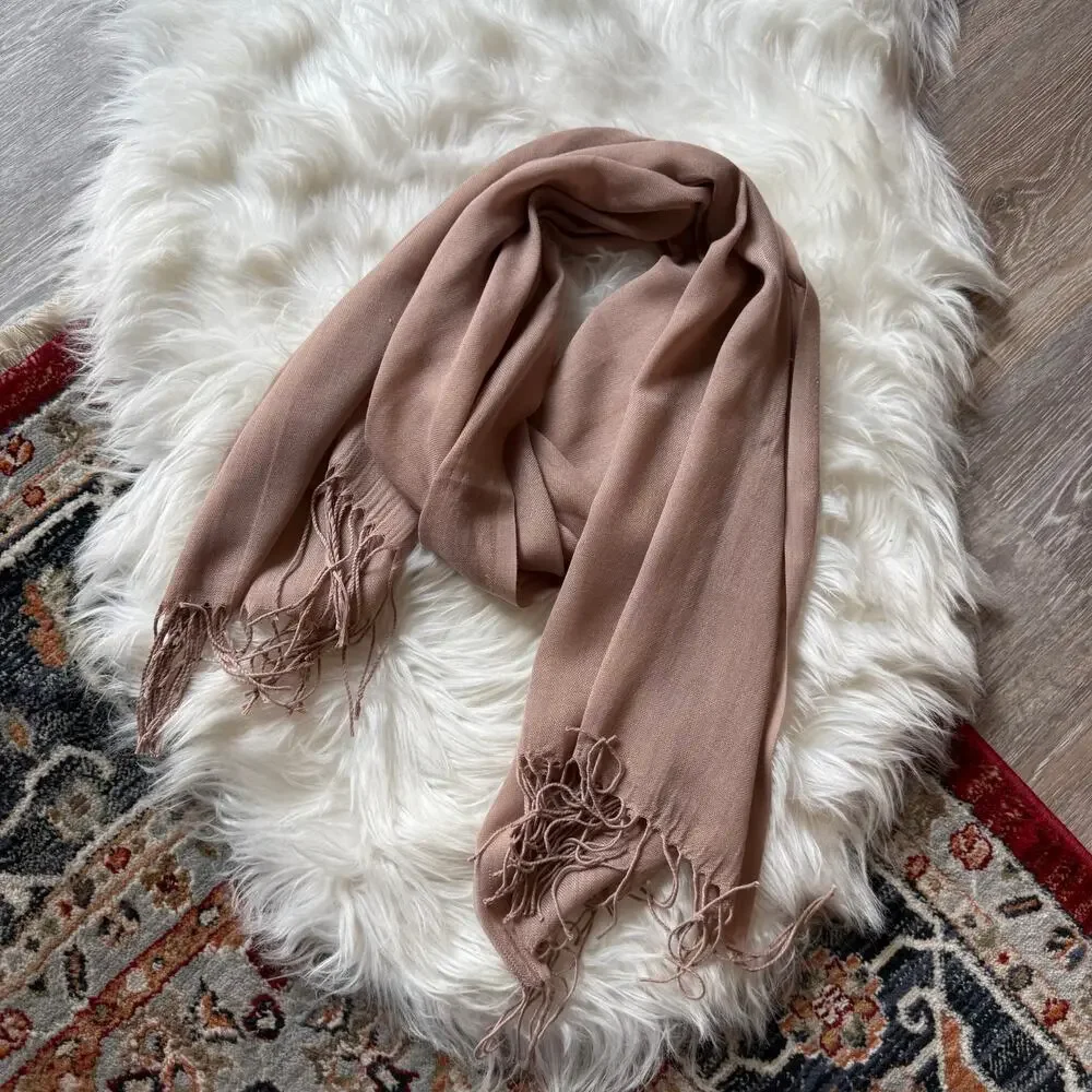 Vintage Luxurious Fringe Soft Scarf/Shawl/Wrap